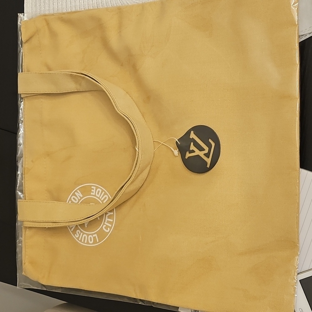 Louis Vuitton Mustard Yellow City Guide Tote - Picture 6 of 6